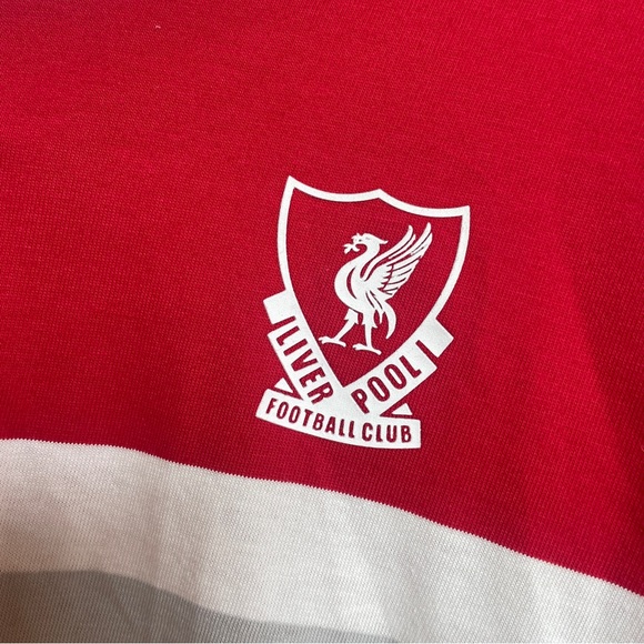 Liverpool FC Red Official Tee with Stripes - Picture 5 of 10